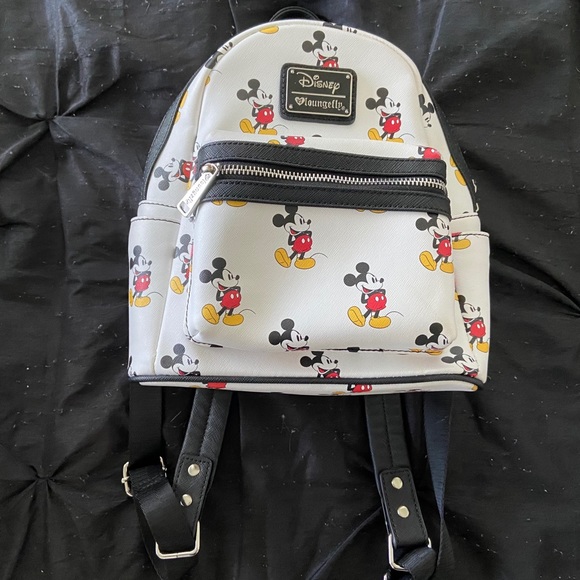 Loungefly disney mickey mouse allover print mini backpack Clearance